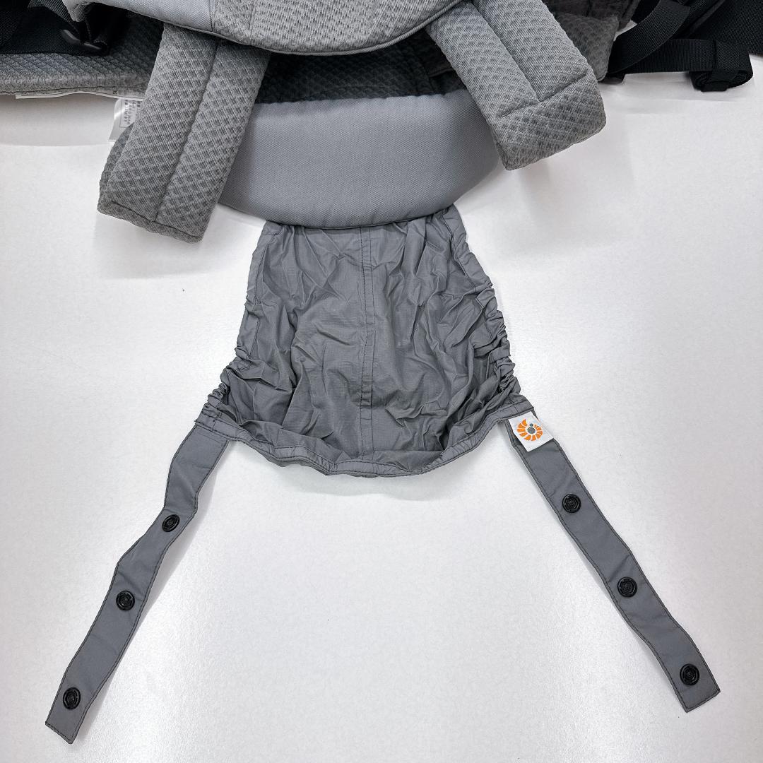【美品】エルゴベビー オムニブリーズ ソフトフレックス グラファイトグレー