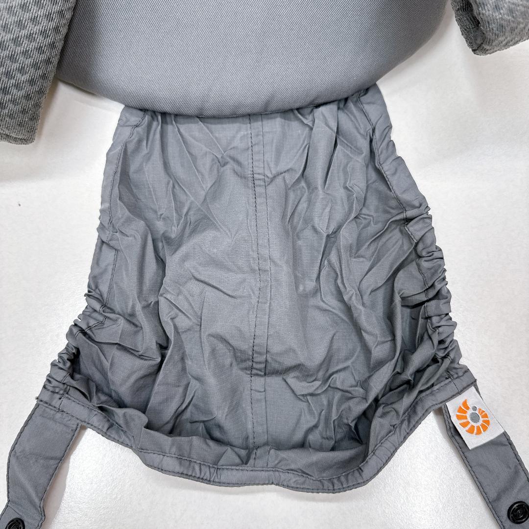 【美品】エルゴベビー オムニブリーズ ソフトフレックス グラファイトグレー