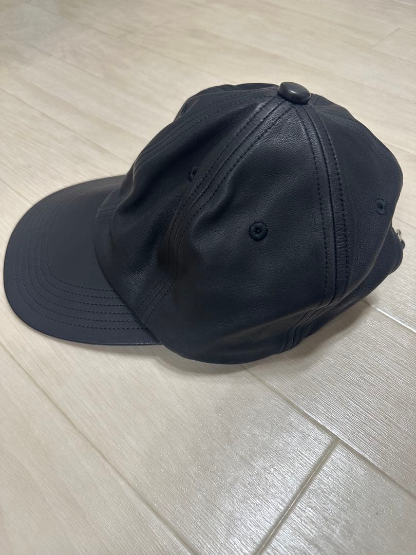 【美品】KIJIMA TAKAYUKI LAMB SKIN 6PANEL CAP