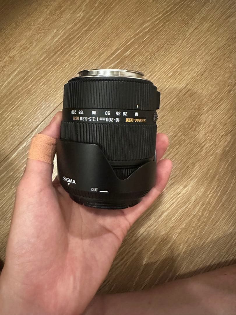 SIGMA 18-200mm F3.5-6.3 DC OS HSMレンズ