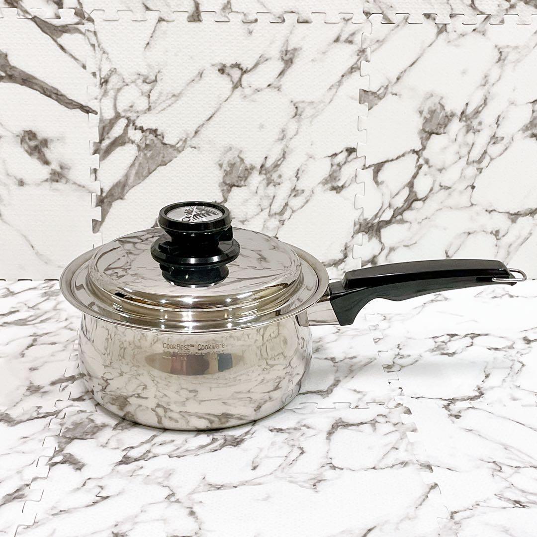 【未使用品】CookBest 片手鍋 IH対応 ステンレス製