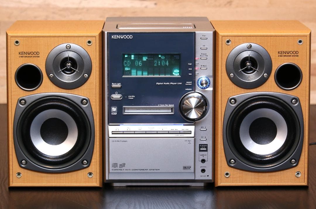 KENWOOD SV3MD CD/MD/TUNER/TAPE ミニコンポ 極美品