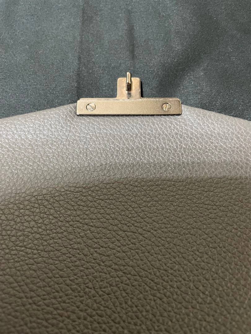 マ*ん様 極上美品　正規品　本革　FURLA ビジネスバッグ　シボ革　グレー