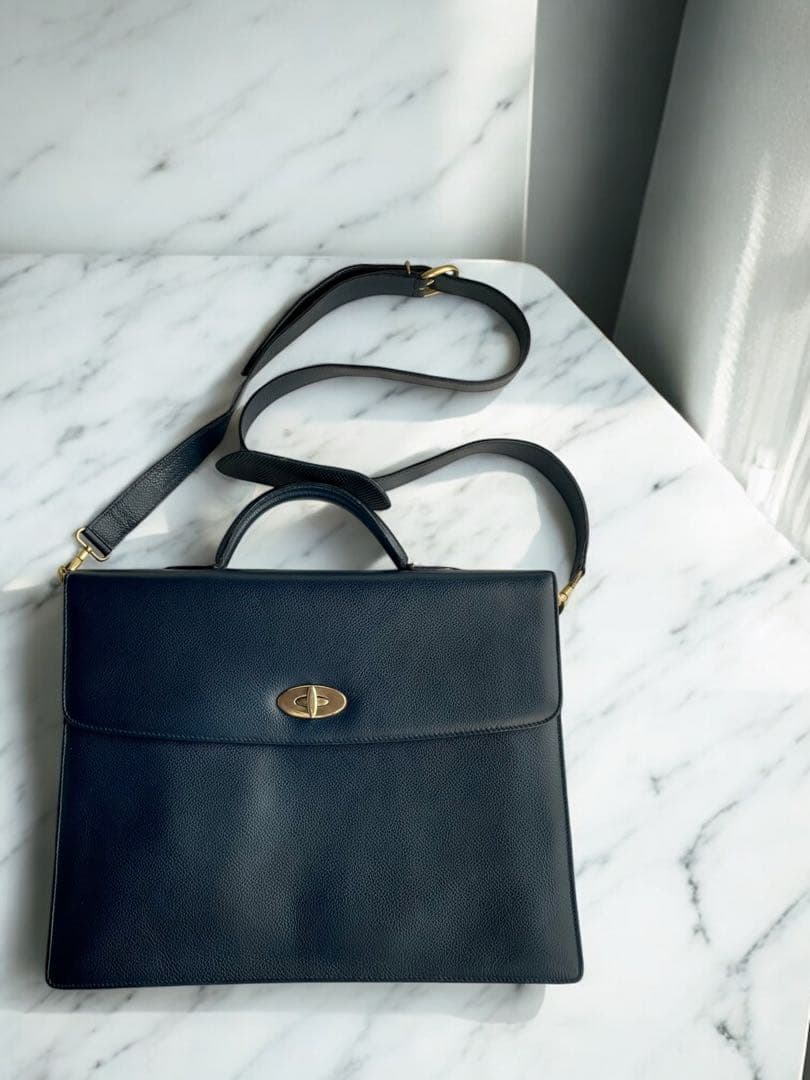 美品✨COACHオールドコーチターンロック 2WAYビジネスバッグブリーフケース