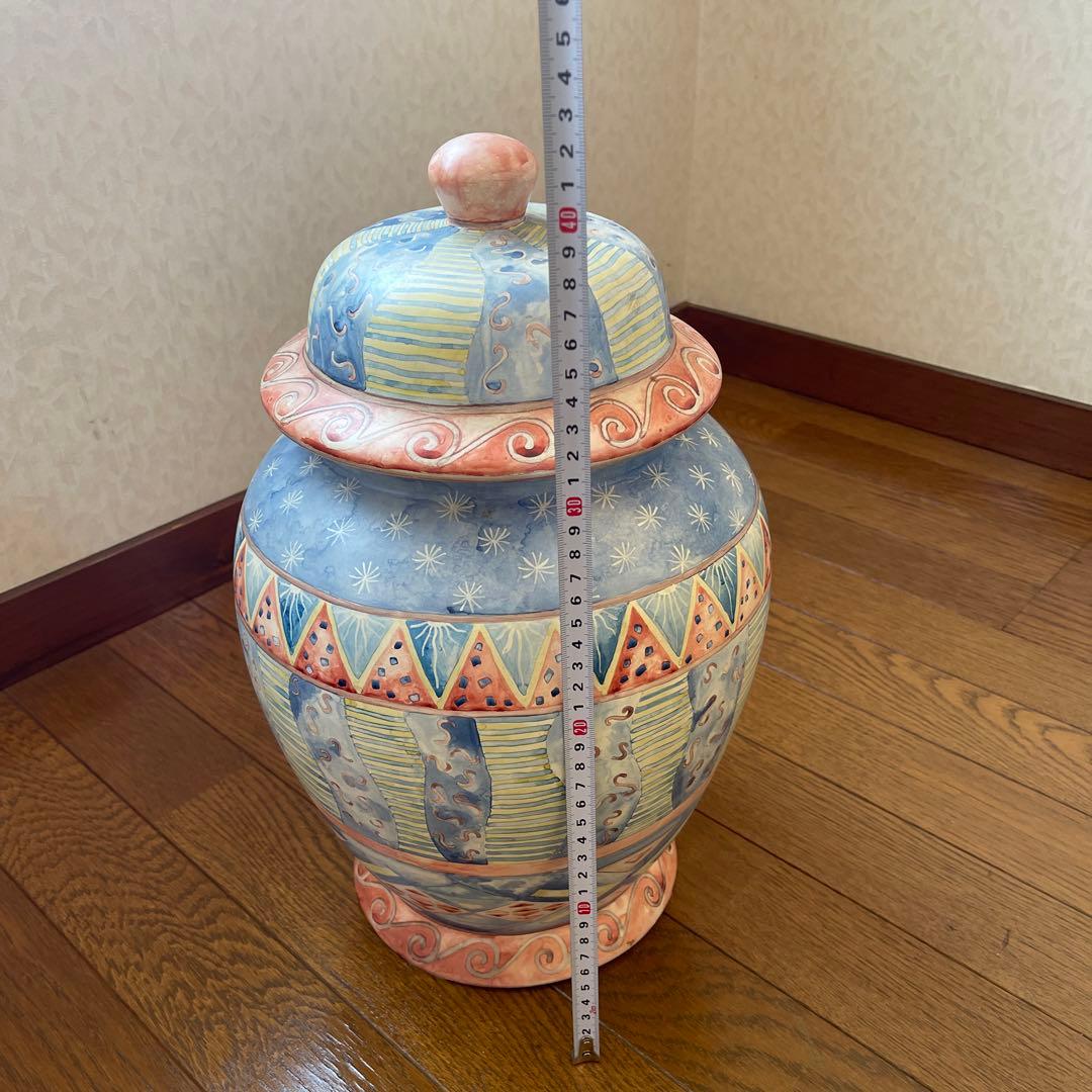 メートランドスミス MAITLAND SMITH 陶器製壺　蓋付き　ヴィンテージ