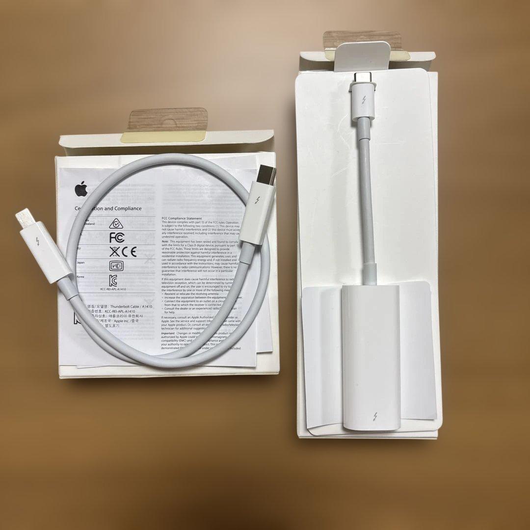 Apple Thunderbolt 変換アダプタ ケーブルセット