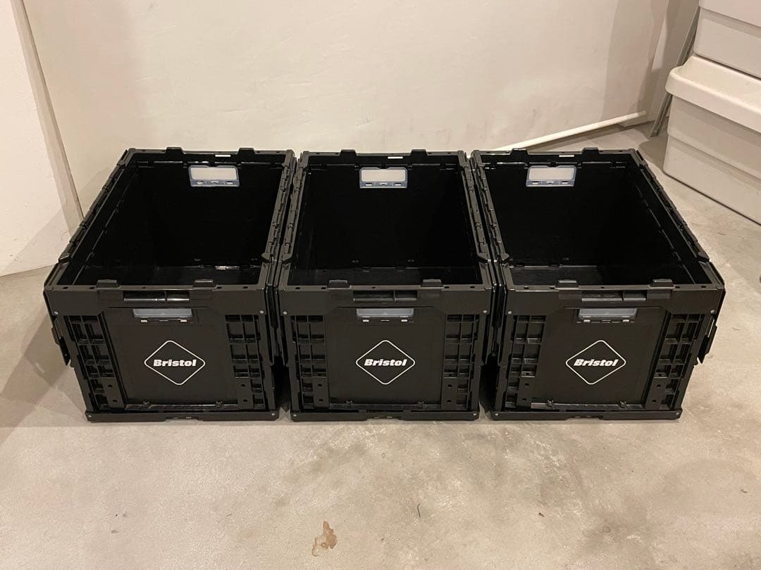 【3個セット】F.C.Real Bristol FCRB コンテナ ボックスBK