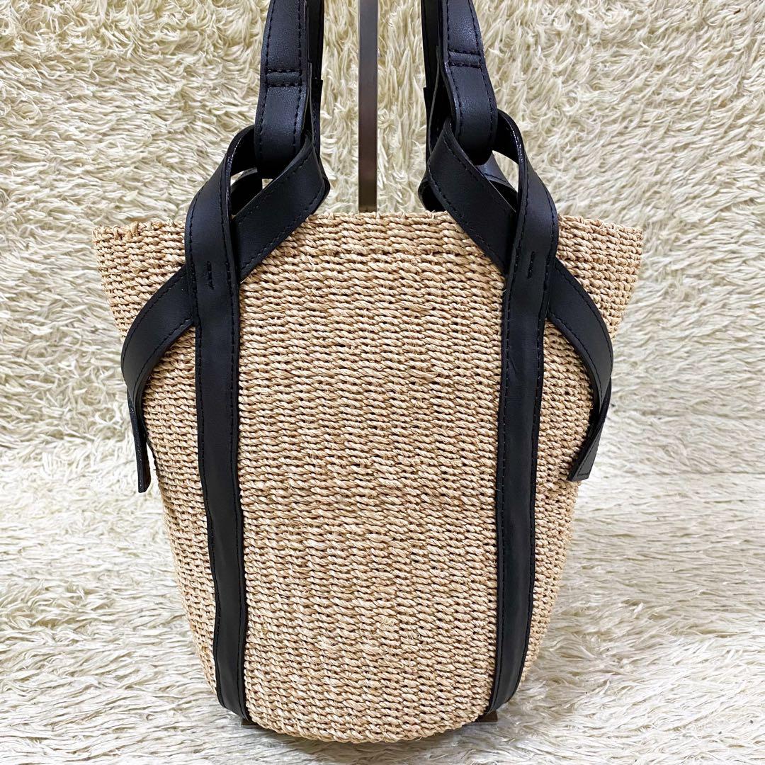 【未使用級】ヴィオラドーロ トートバッグ アバカ レザー