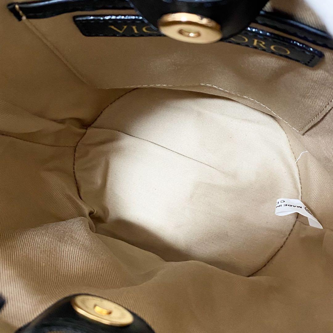 【未使用級】ヴィオラドーロ トートバッグ アバカ レザー