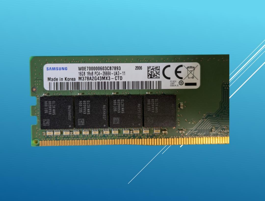 動作確認済み SAMSUNG 32GB（16GB x 2）/#2F5mem