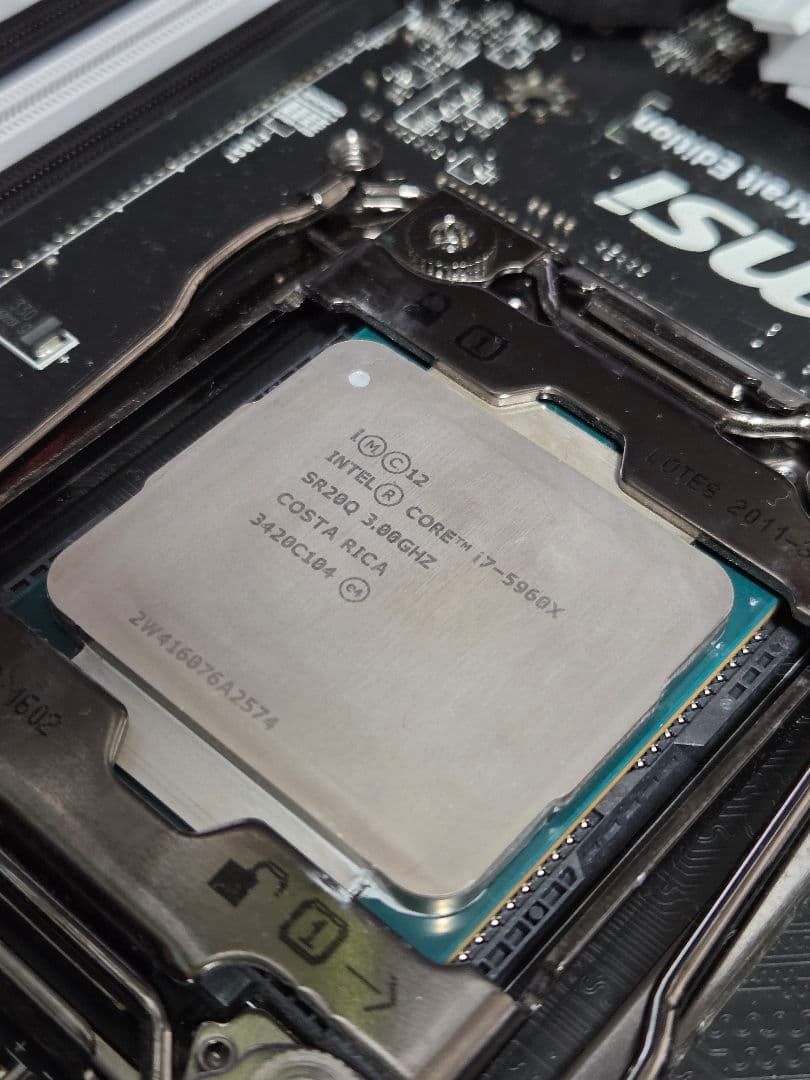 マザーボード CPU i7-5960x +MSI X99A SLI Krait Edition