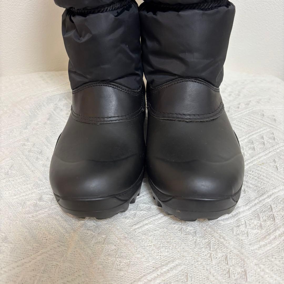 美品HUNTER☆UK4スノーキルトブーツ 黒ハンター23~23.5スノーブーツ
