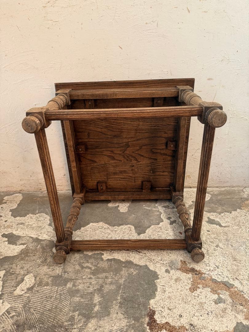 ビンテージ　サイドテーブル　コーヒーテーブル　剥離