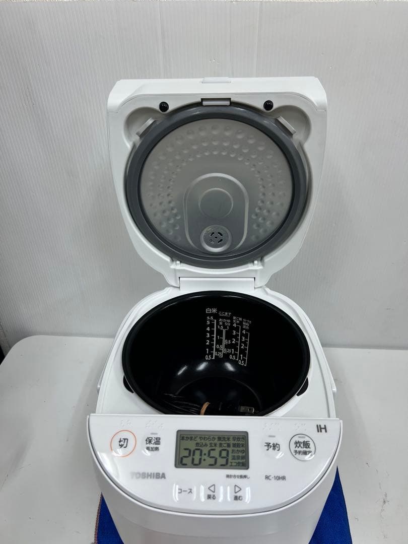 TOSHIBA IH炊飯器 RC-10HR 5.5合 ホワイト 2024年齢