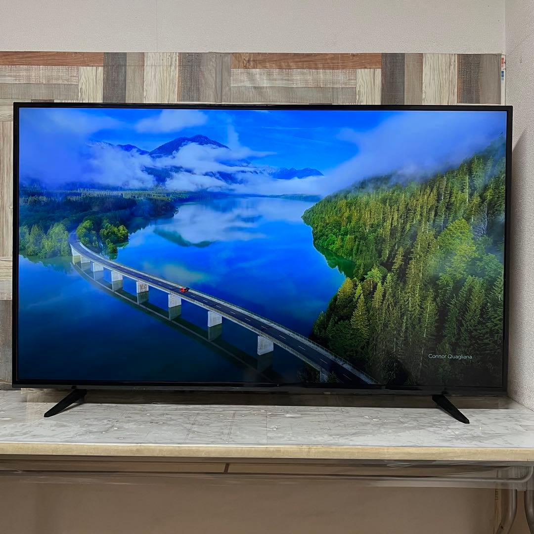 年内受渡❣️全国送料込3年前購入ティーズネット65型4K液晶テレビ東芝製LSI搭載