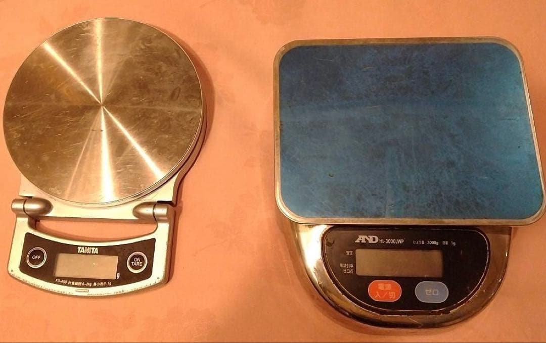 タニタ デジタルスケール & A&D HL-WPシリーズ