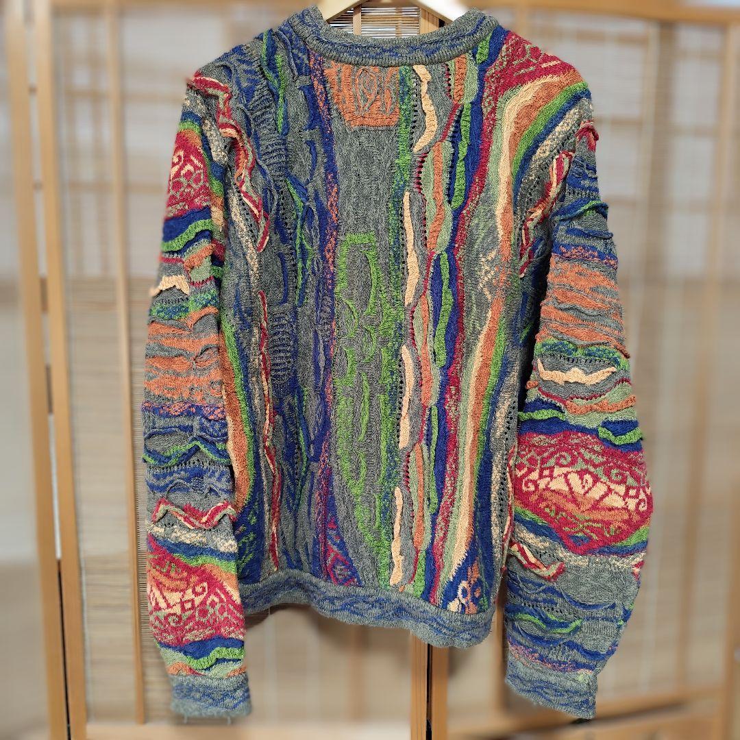 こ*ん様 COOGI Classic 3Dニット セーター リネン40% マルチ