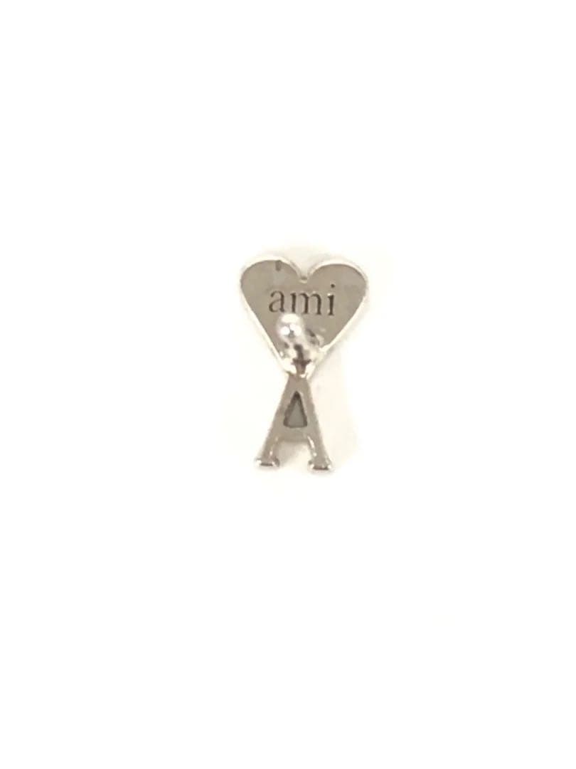 AMI PARIS アミパリス パラジウムプレーテッド ブラス ピアス