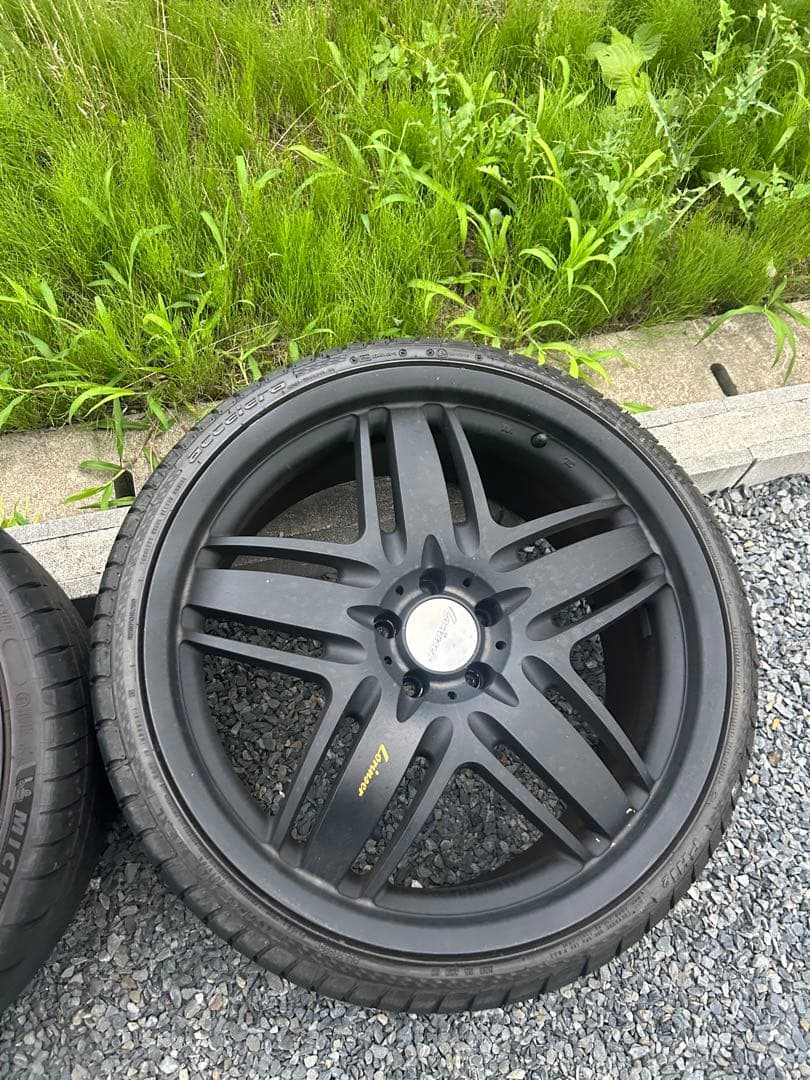 21インチ マットブラック ホイールセット