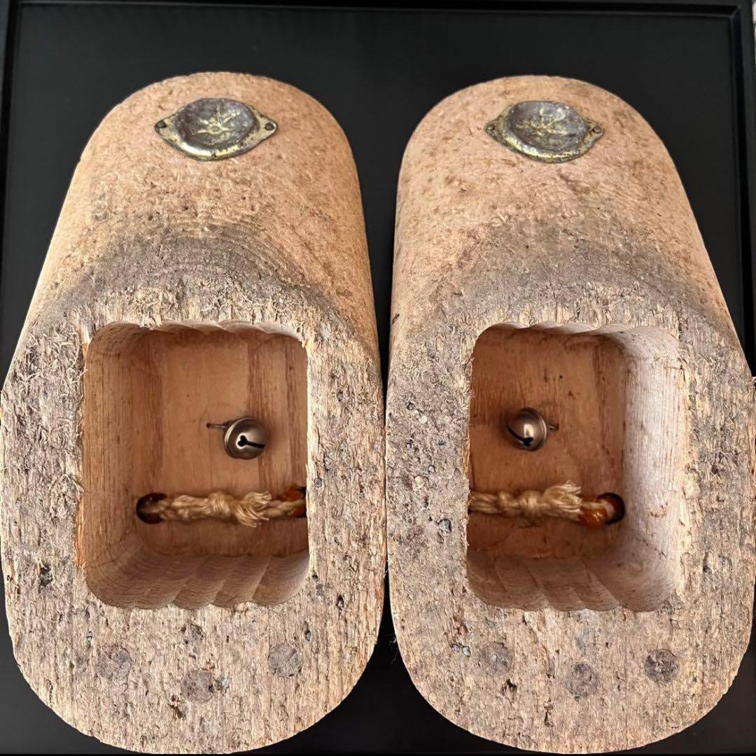 ぽっくり　七五三履き物　七歳　松に鶴亀　本畳表　こっぽり