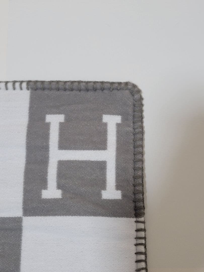 エルメス　クッションカバー　グレー　45×45　2枚セット