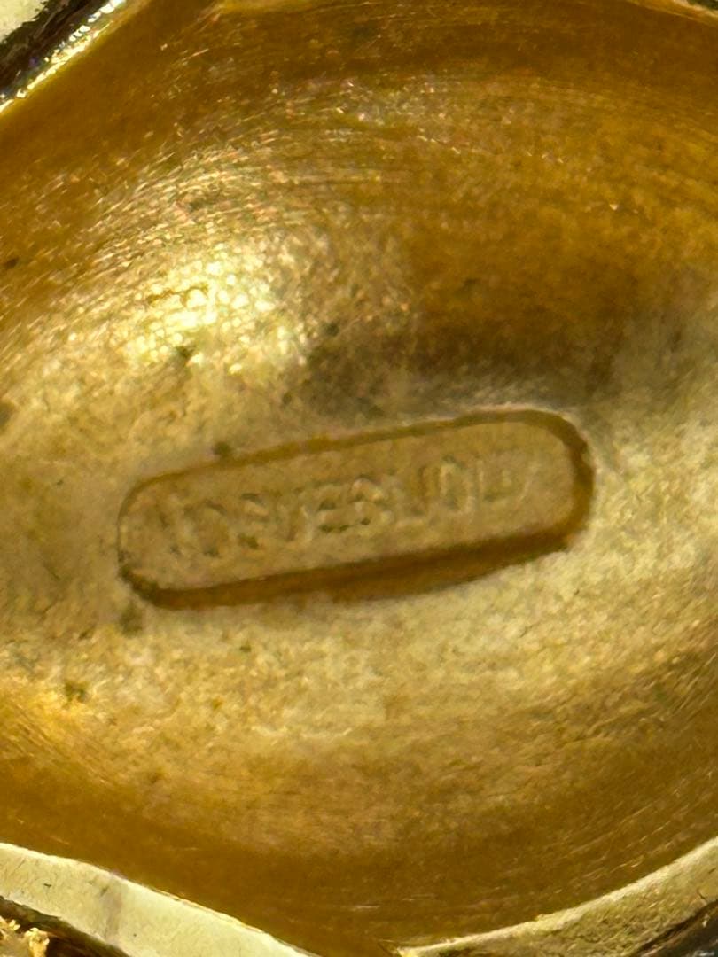 VOGUE BIJOUX 蜂モチーフ ブローチ 希少ヴィンテージ