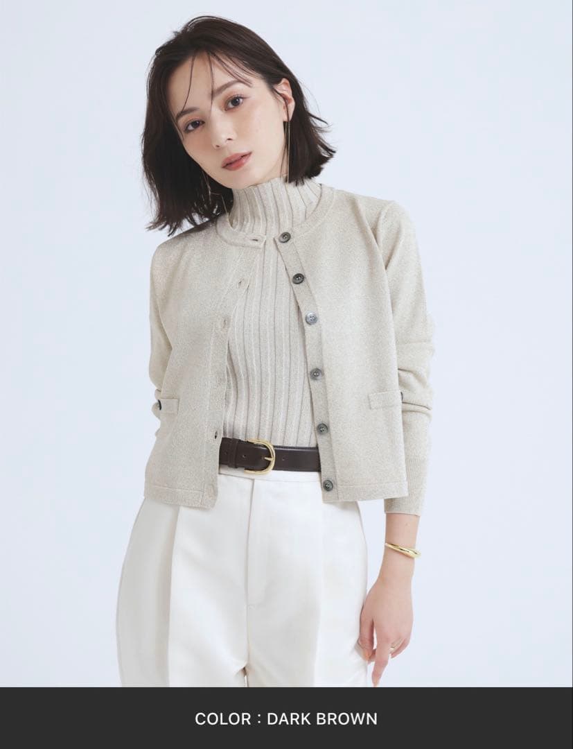 （美品）ダークブラウン ワイドレザーベルト