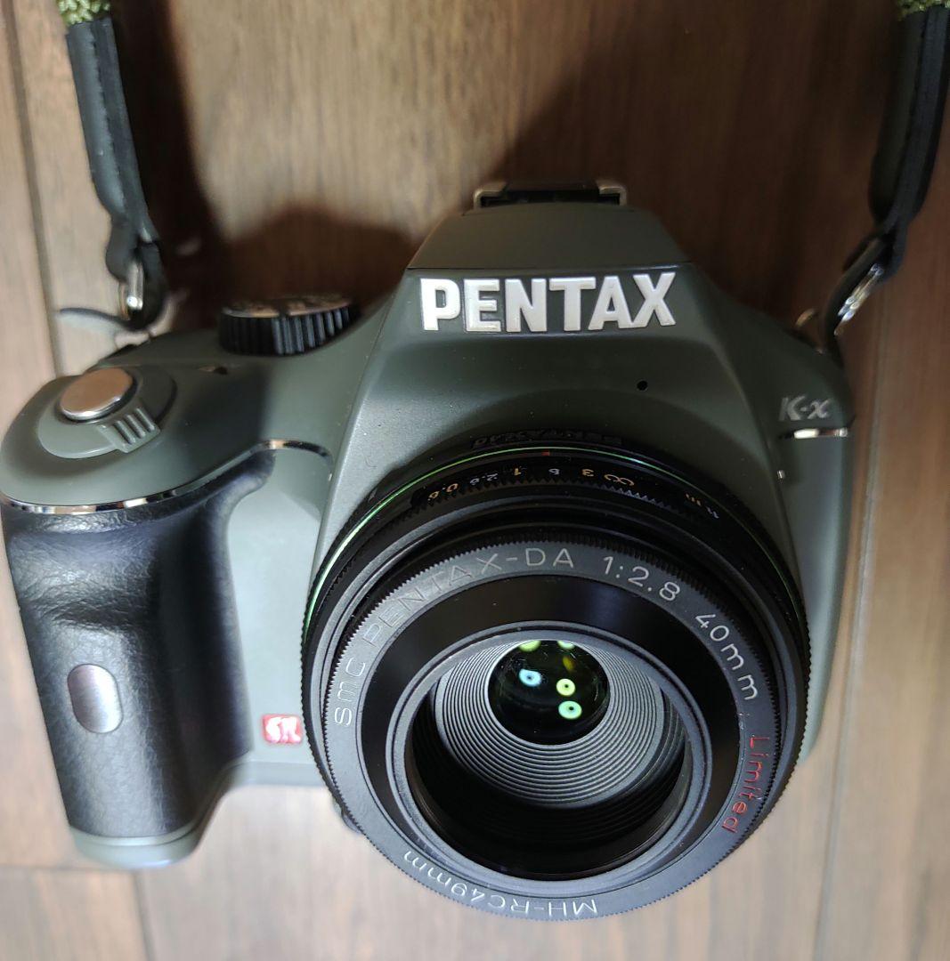 Pentax k-x リミテッドレンズ40mm f2.8付き