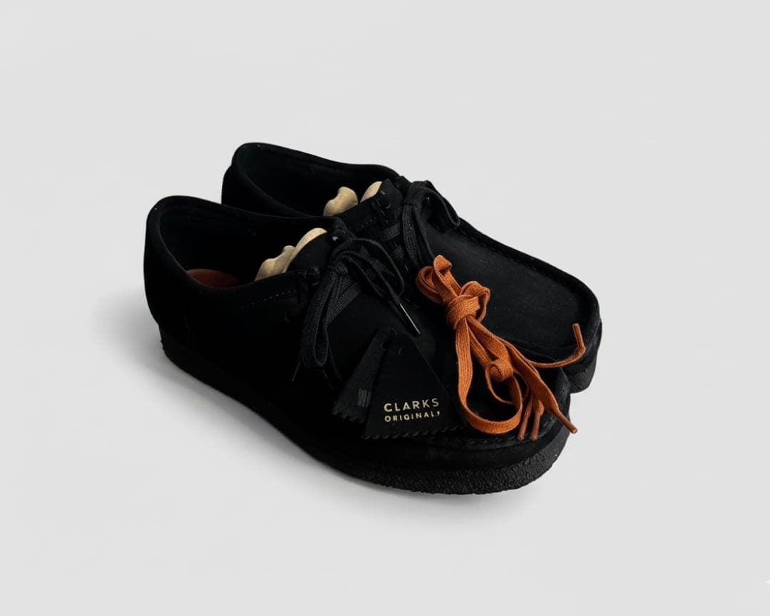【美品】CLARKS ワラビー ブラック 26cm