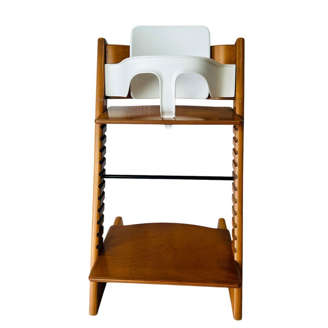 良品 ストッケ トリップトラップ チェリー ベビーセット付き ベビーチェア