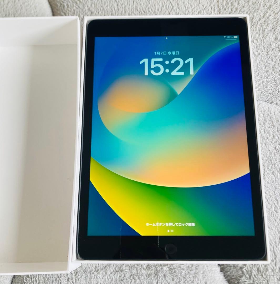 【バッテリー100%】Apple iPad 第9世代 64GB スペースグレイ