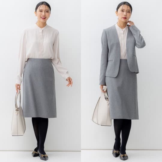 【極美品】23区 2023AW バックサテンアムンゼンブラウス 40 Lサイズ