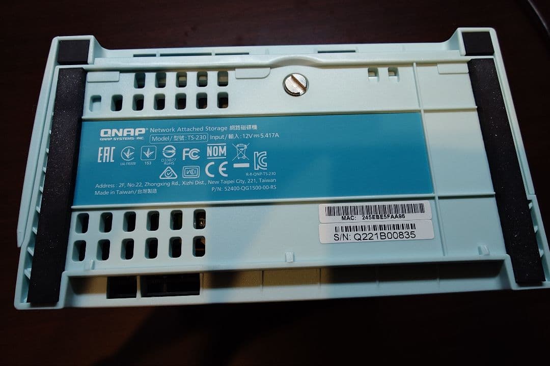 QNAP TS-230 NAS 2ベイ