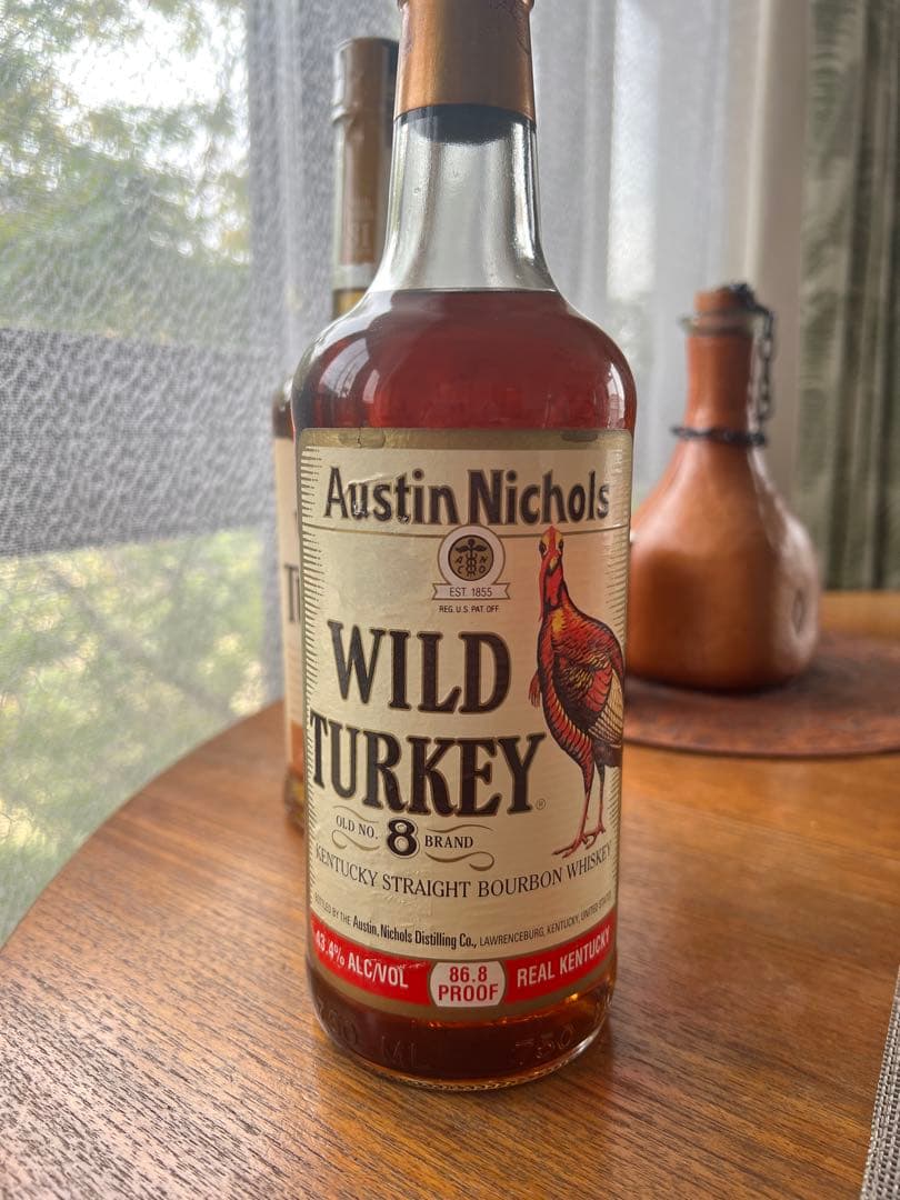 旧ワイルドターキー8年　86.8プルーフWild Turkey 1980s