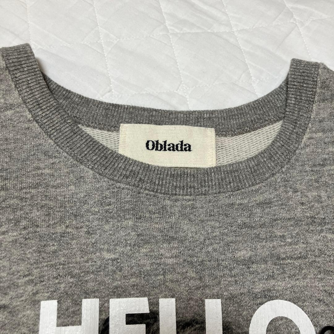 oblada オブラダ HELLO SWEATハロースウェット アインシュタイン