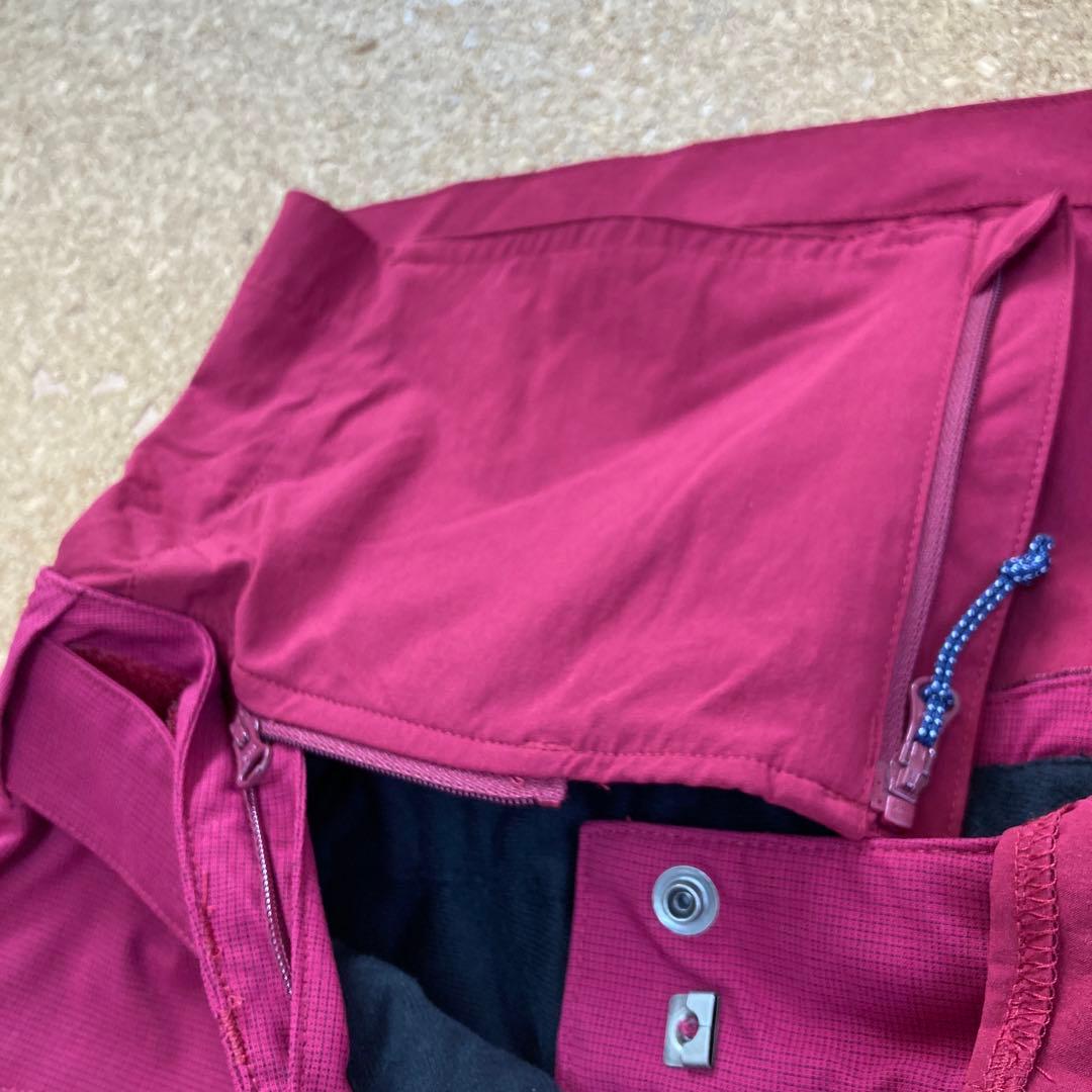 【美品】サロモン salomon スキーパンツ スキーウェア Mレディース紫