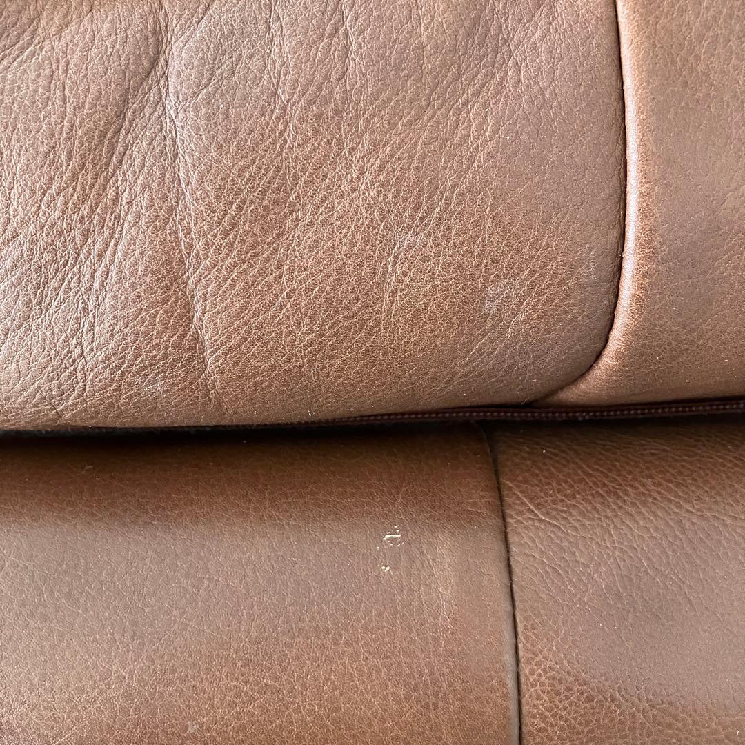 【送料込】unicoウニコ モルン レザーソファ3人掛け