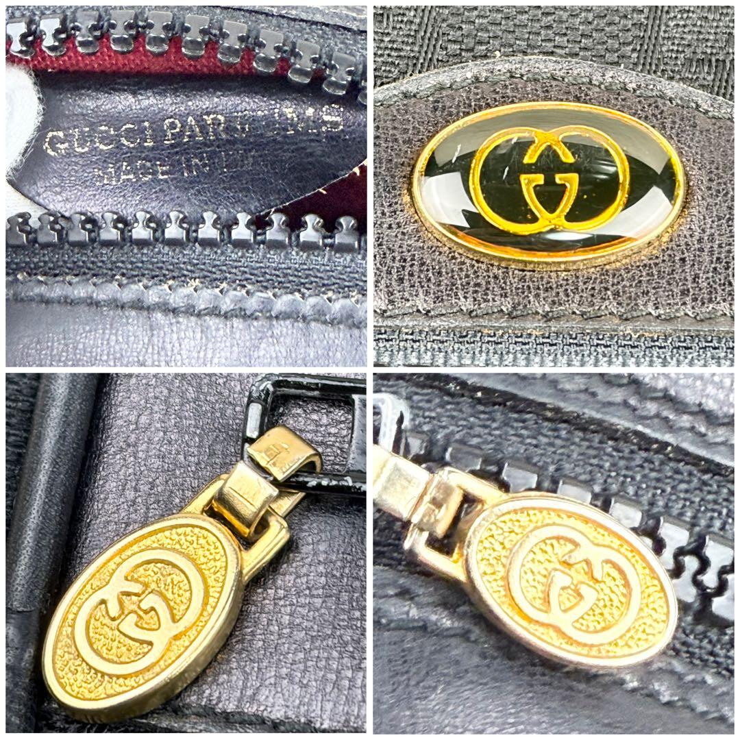 【極美品】オールドグッチ シェリーライン GGキャンバス ショルダーバッグ 箱付