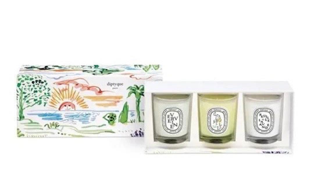 値下げ】新品　diptyque 限定 キャンドル70g 3個セット ギフト