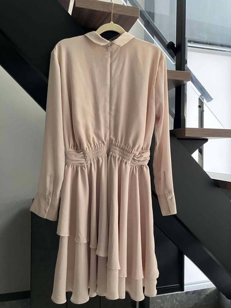 【美品】Her rip to ワンピース(ベージュピンク・M)