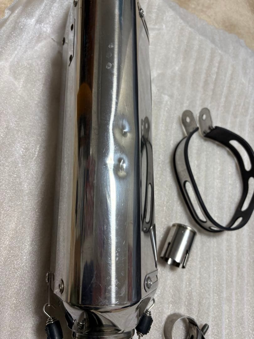 ヨシムラ スズキGSR250用ステンレス マフラー ※目立たない下側に凹み有り