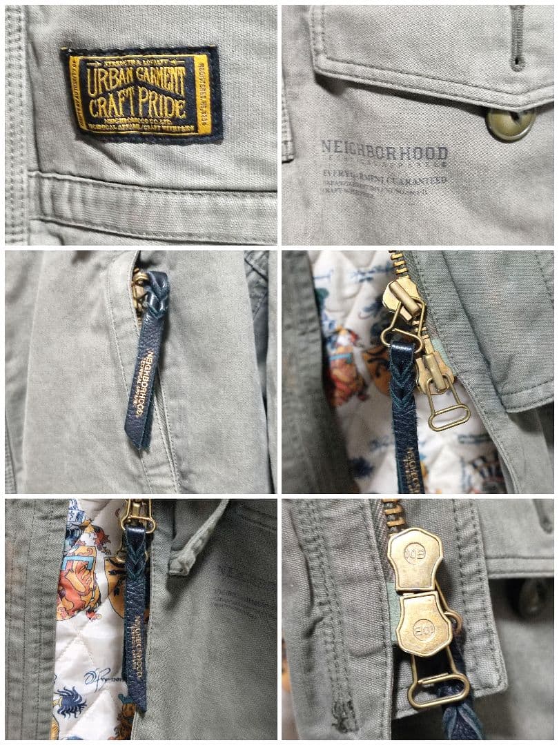 ネイバーフッド モッズコート ミリタリー ジャケット ラクーンファー 秋冬