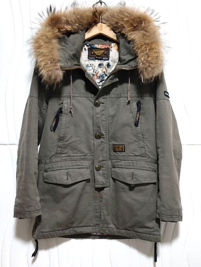 ネイバーフッド モッズコート ミリタリー ジャケット ラクーンファー 秋冬