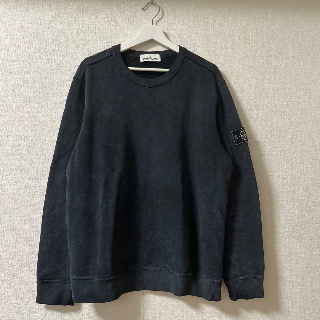 STONE  Frost Effectクルーネック スウェット