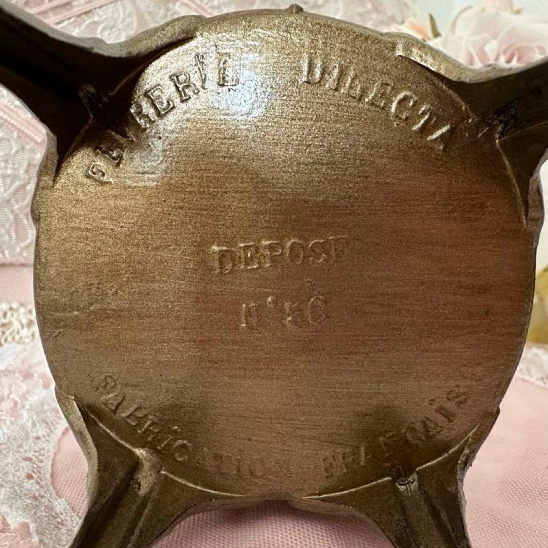 アンティーク ブロンズ製 薔薇モチーフジュエリーBOX