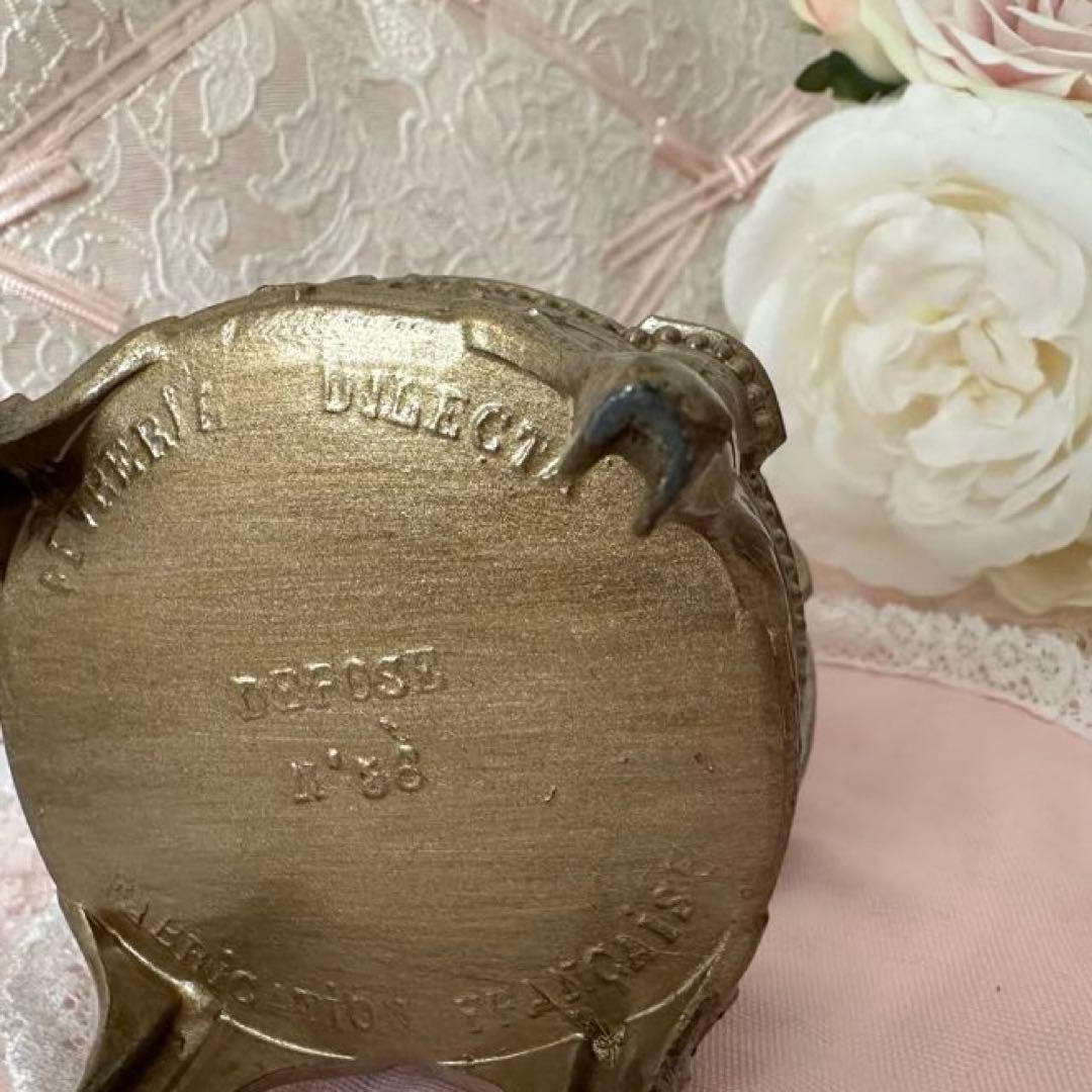 アンティーク ブロンズ製 薔薇モチーフジュエリーBOX