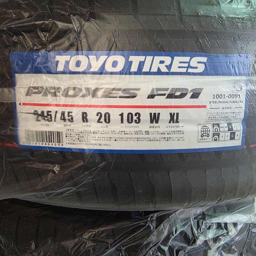 未使用品マルチフォルケッタms3 タイヤホイール4本セット　アルファード40