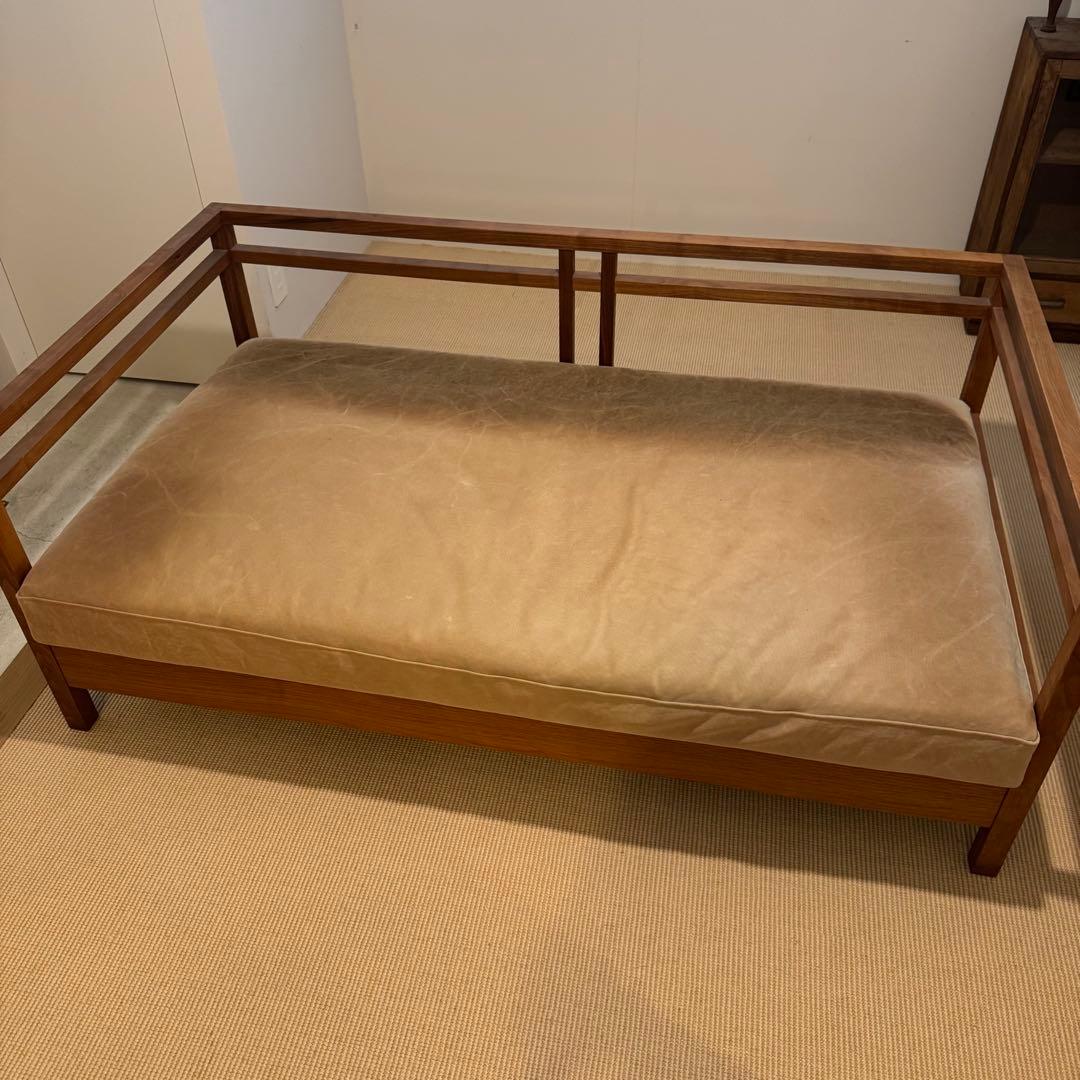 広松木工 リポーゾソファ／ベージュ2人掛けソファ