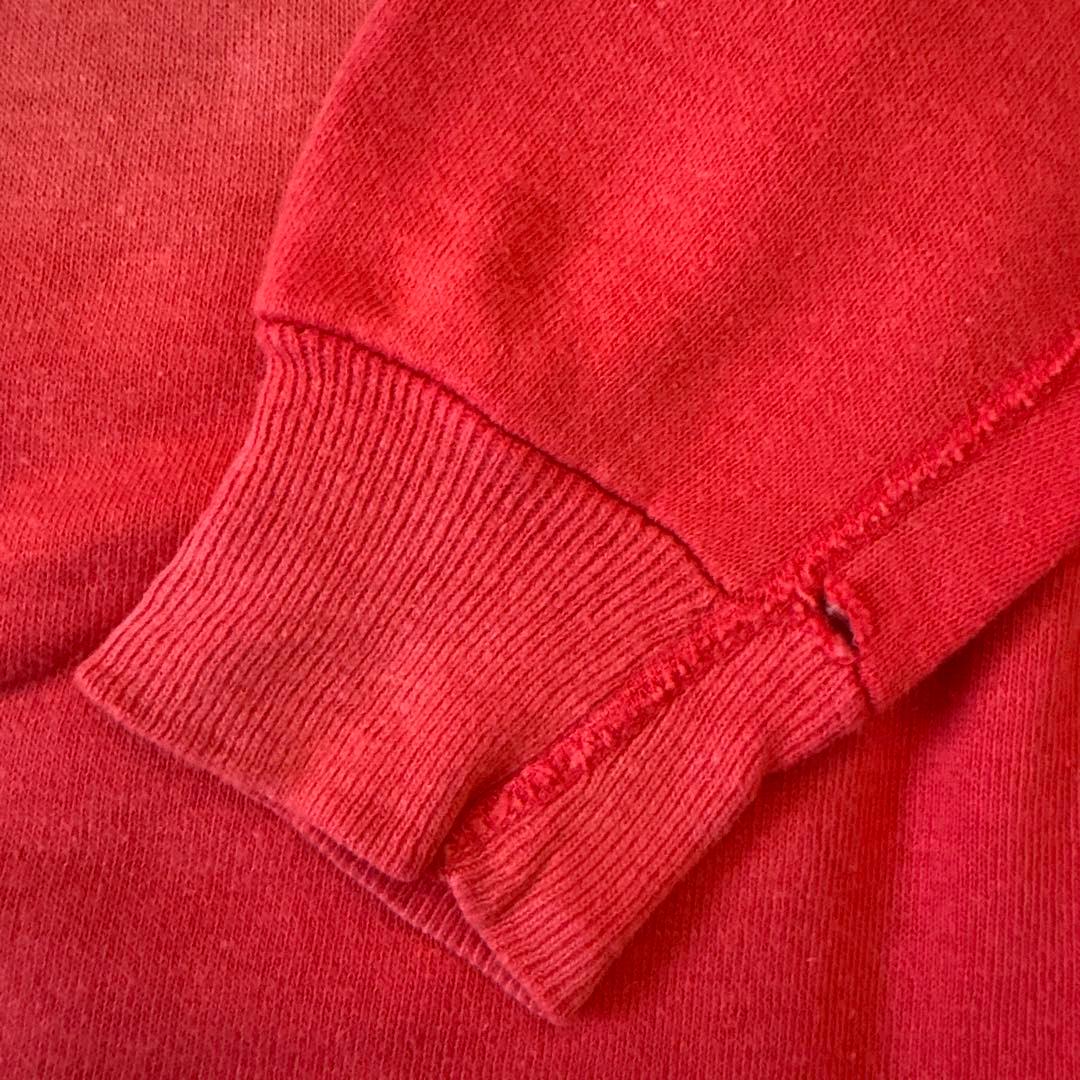 ベルバシーン　ビンテージ　スウェット　ブルドッグ　赤