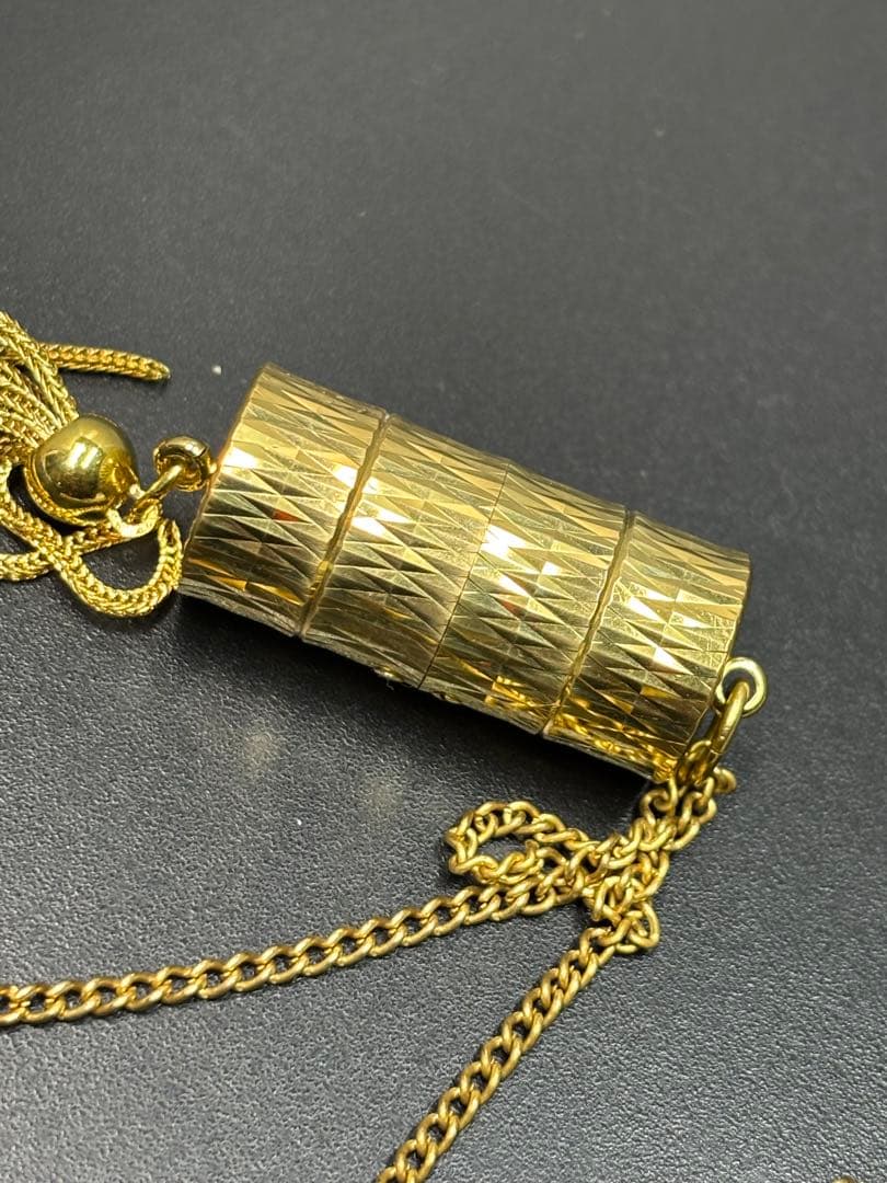 【稼働品】スイス製 デルマ ネジまき式 ネックレス時計 アクセサリー Delma